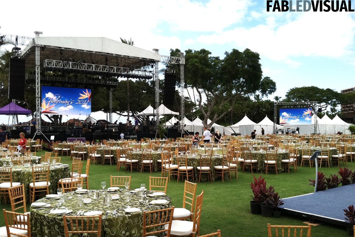 Outdoor Wedding Stage LED Display