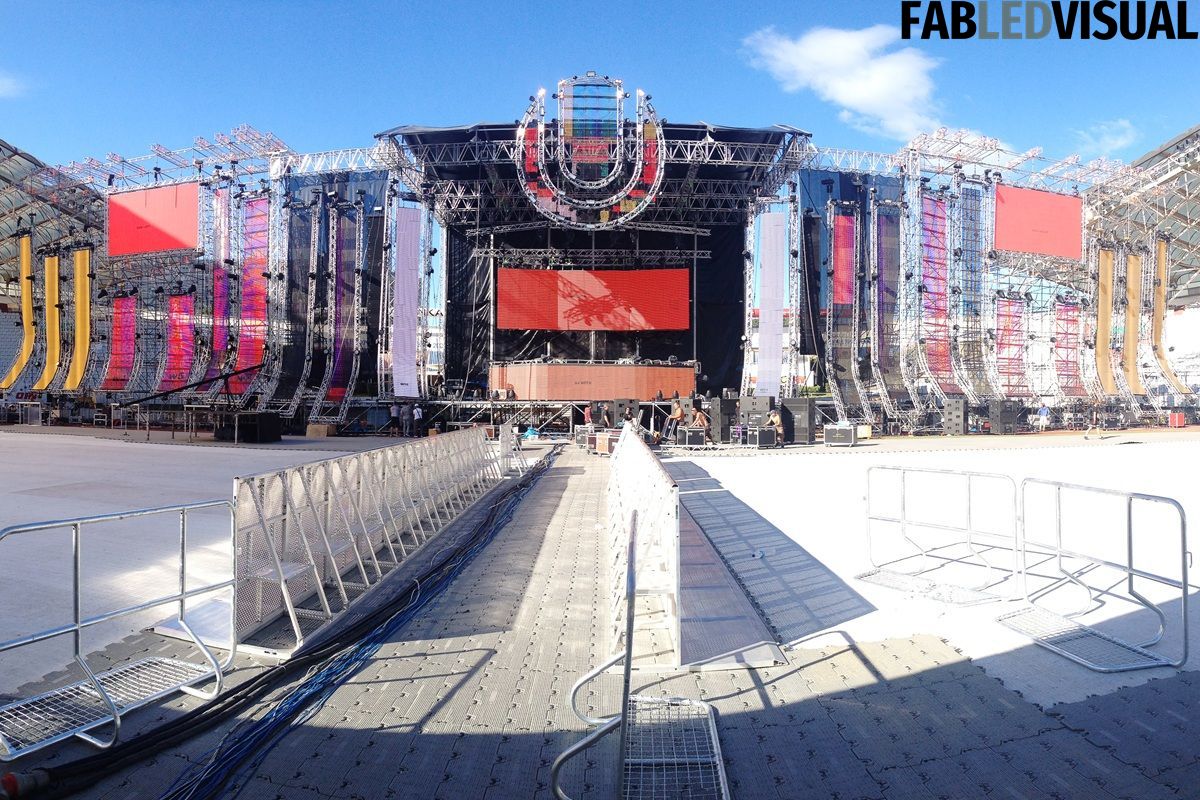 Large Open-air Concert LED Display